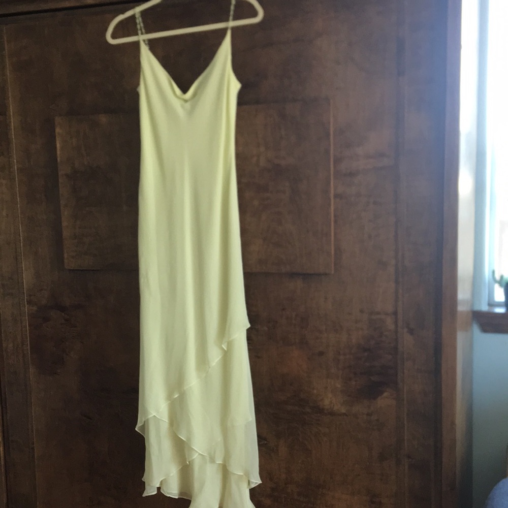 EUC Tom and Linda Platt 100% Silk Evening Dress